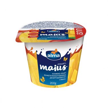 Jogurt Alma 12.4% mangoga, rasva 4.2%, 12*200g