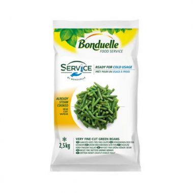 Oad rohelised, loig., väike Service, kulm., IQF, 4*2.5kg, Bonduelle