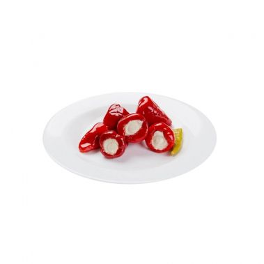 Paprika punane, täidetud toorjuustuga, mini, 4*2.3kg (k.k. 1.4kg)