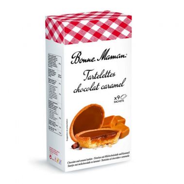 Küpsised Tartaletid šokolaadi-karamelli tädisega, 12*135g, Bonne Mamman