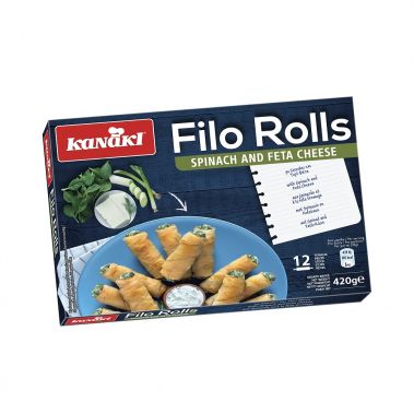 Rull Filo Feta juustu ja spinatiga, RTB, külm., 12*420g, Kanaki