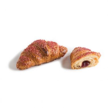 Croissant või, vaarikatäidisega, RTB, külm., 44*90g, Vandemoortele