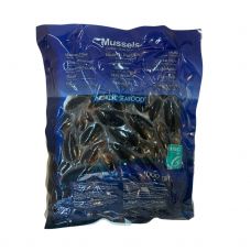 Karbid sinimere (Mytilus edulis), ASC, 40/60, külm., 5*1kg (n.k. 1kg), Nordic Seafood