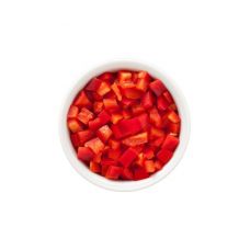 Paprika punane kuubikud, 10x10mm, IQF, 1*10kg