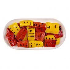 Paprika viilud, grillitud, punane ja kollane, päevalilleõlis, 6*1.1kg (n.k. 825g), Pralver