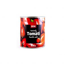 Tomatid, kooritud, omas mahlas, 12*800g (k.k. 480g)