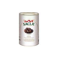 Oliivid mustad kividega, Kalamata, soolvees, 180/200, 3*4.25kg (k.k. 2.5kg), Sacla