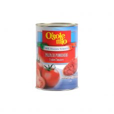 Tomatid kooritud, purustatud, 3*4.05kg (k.k. 4.05kg), O Sole Mio