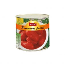 Tomatid, kooritud, terved, omas mahlas, 6*2.55kg (k.k. 1.7kg), Menu