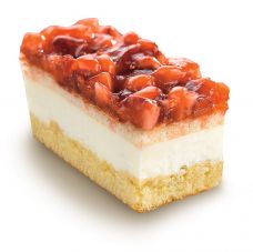 Dessert maasika plaadikook, külm., 3*2.76kg(24ports.*115g), RTE, Vandemoortele
