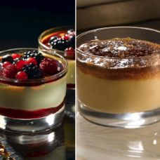 Dessert ports., kreemide assortii, klaasis, külm., 1*(9tk), Bindi