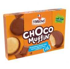 Küpsised biskviidi Choco Muffin, kaetud šokolaadiga, IWP, 9*180g, St Michel